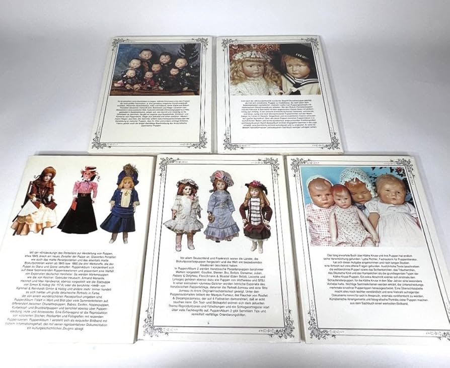 Puppen Album 1, 2, 3, 4 & 5 （ 5冊セット）　人形 Puppen Album 1, 2, 3, 4 & 5 （ 5冊セット）人形